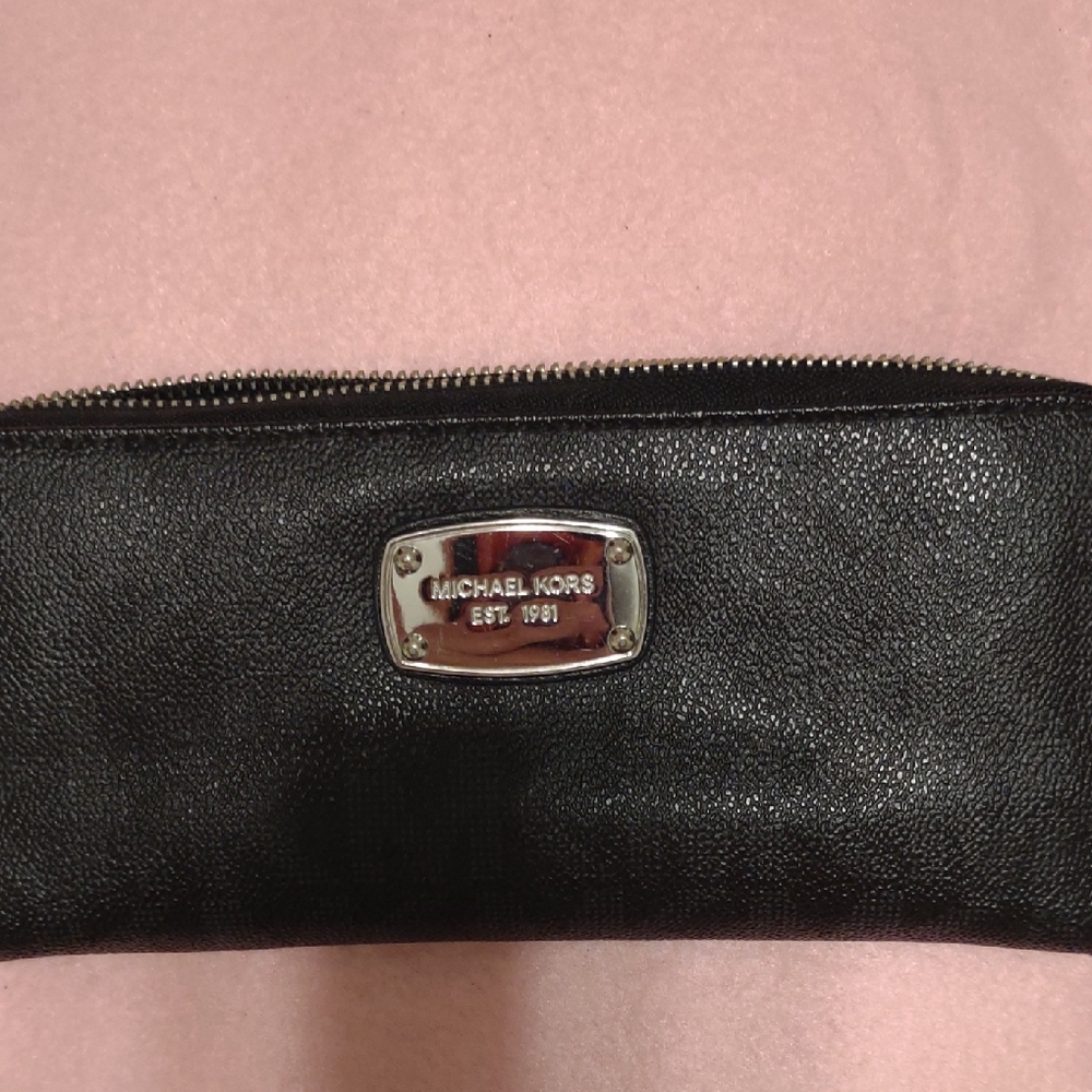 Michael Kors Black Textured Clutch. Shoes Very Little Wear
